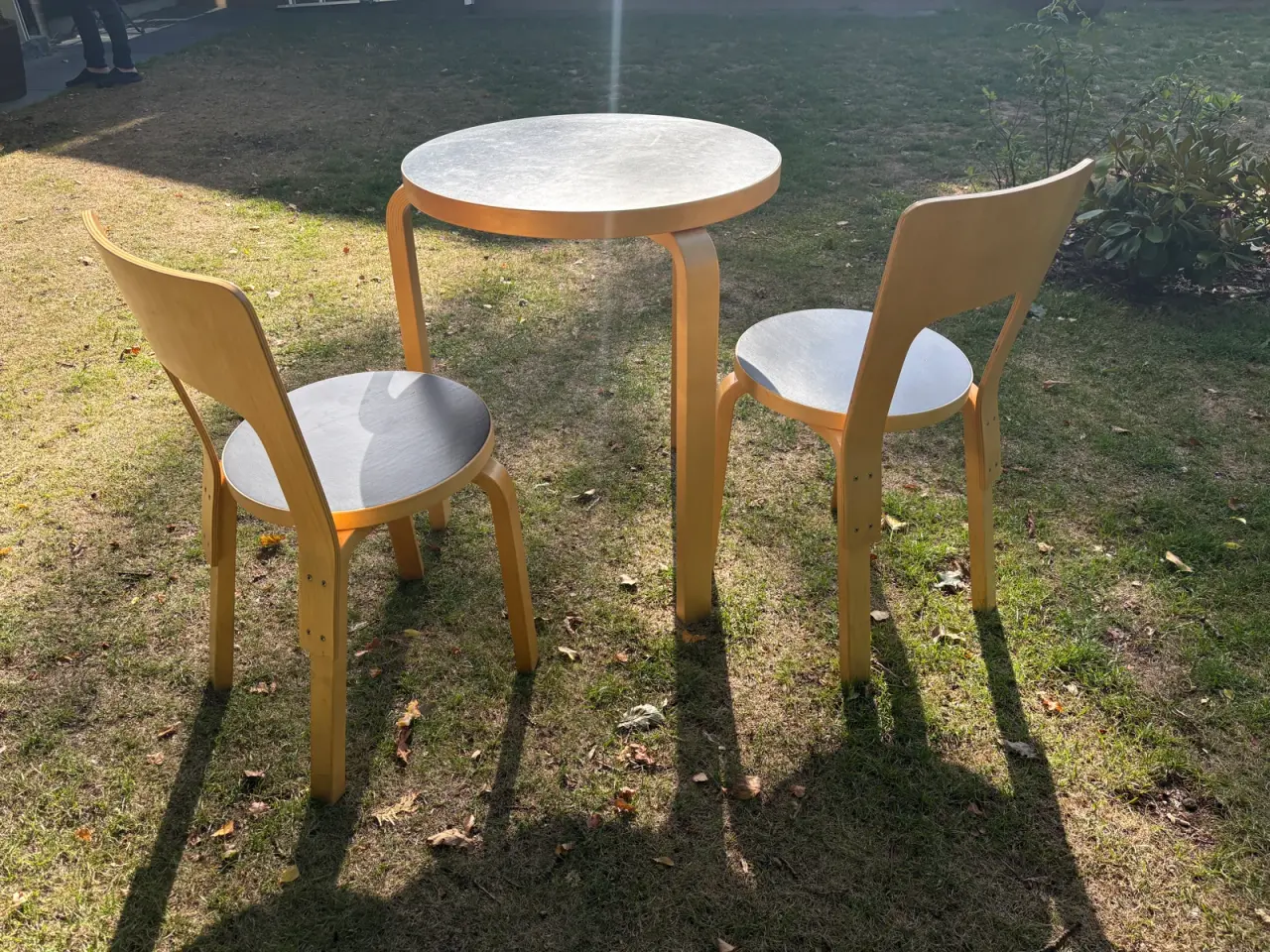 Billede 1 - Alvar alto bord 60cm to stole (66)