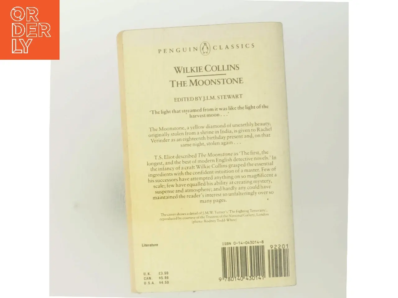 Billede 3 - The moonstone (Ved J.I.M. Stewart) af Wilkie Collins (Bog)