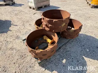 Fælgringe til kompaktor 4 Styk