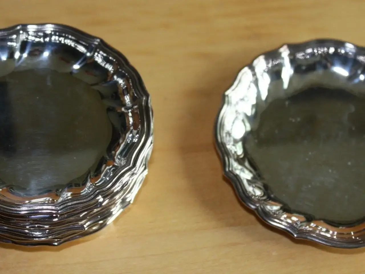 Billede 3 - 8 glasbakker, sølvplet