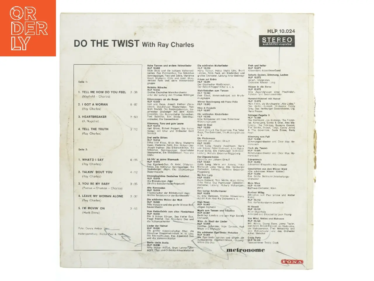 Billede 2 - Ray Charles - Do the Twist vinyl fra metronome