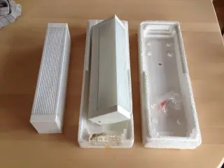 Toiletlampe m/opalglas. 1 ubrugt