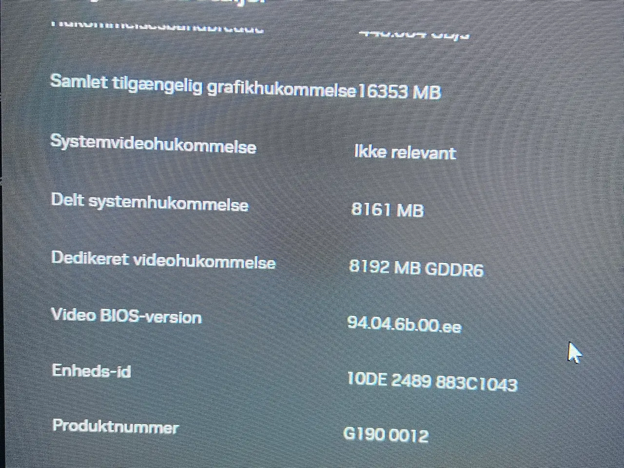 Billede 5 - NVIDIA GEFORCE RTX 3060 TI 8 GB GDDR