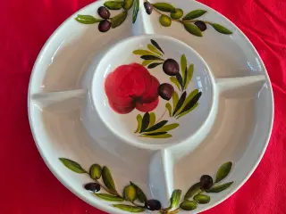 Fad - antipasti m/tomater - Italiensk porcelæn