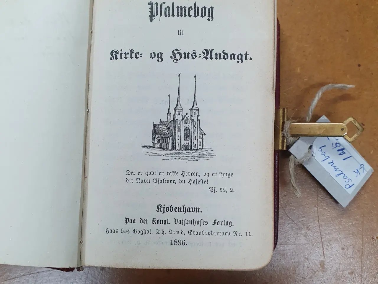 Billede 4 - Gl Psalmebog med beslag, og mange andre salmebøger