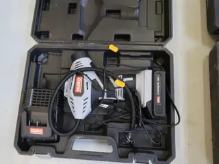 Akku luftpumpe DURO med batteri og lader