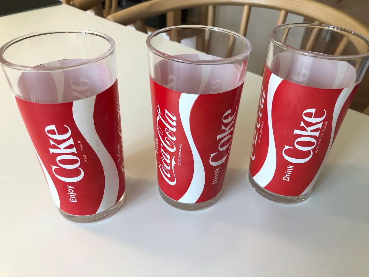 Billede 4 - 3 Coca Cola glas fra 80/90'erne