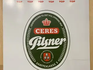 To Ceres skilte i metal