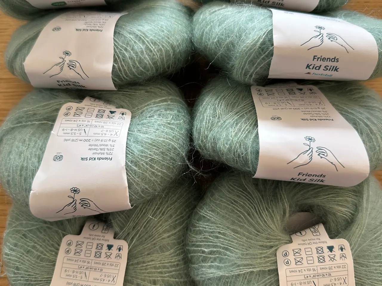 Billede 1 - 200 g. Kid Silk. Røgfrit
