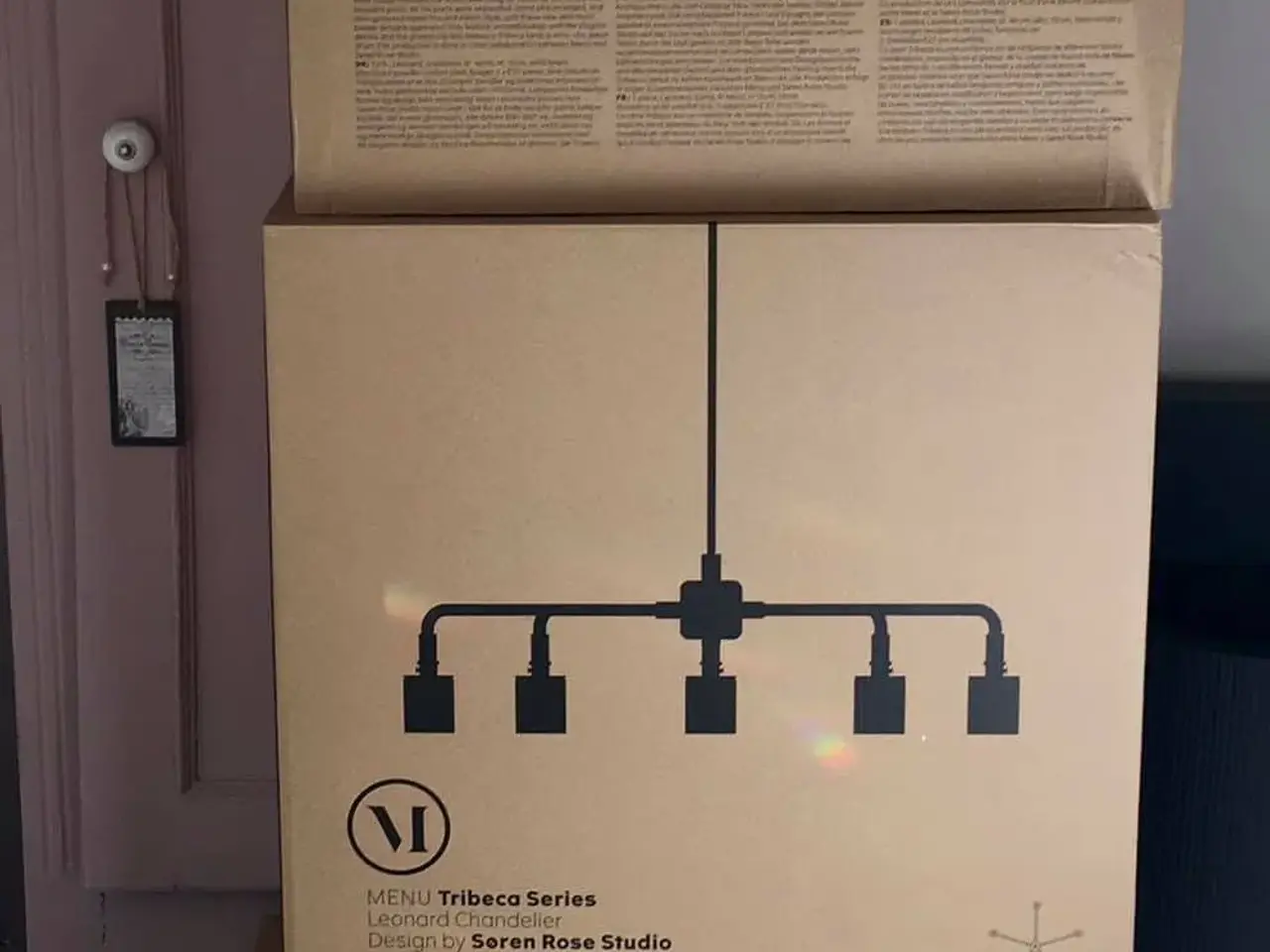 Billede 1 - Menu Leonard chandelier børstet stål (NY)