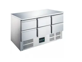 Kølebord med 6 skuffer – B1368 x D700 x H876 mm