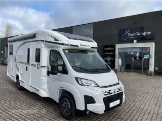 2026 - Chausson 797 Ultimate Line   Chausson 797 Ultimate Line, 140 HK, 8-trins automatgearkasse, solcelle. sænkeseng, alu.fælge og adaptiv fartpilot