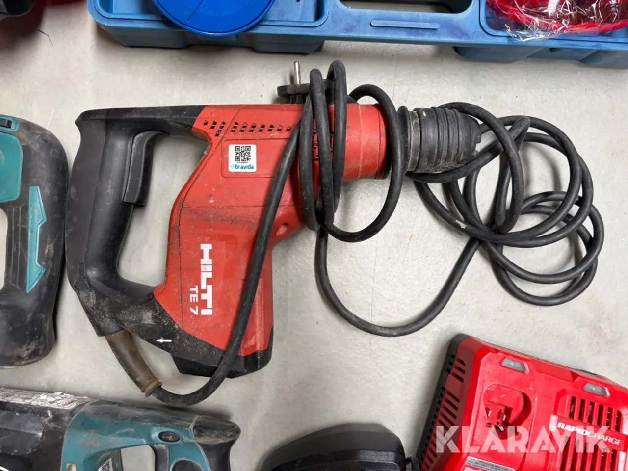Billede 12 - Lot - Assorteret håndværktøj Hilti, Makita, Bosch, Einhell - 1 palle