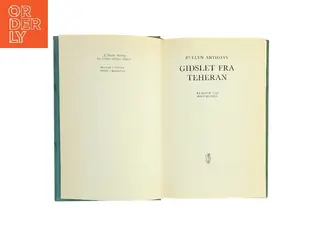 Gidslet fra Teheran af Evelyn Anthony (Bog)