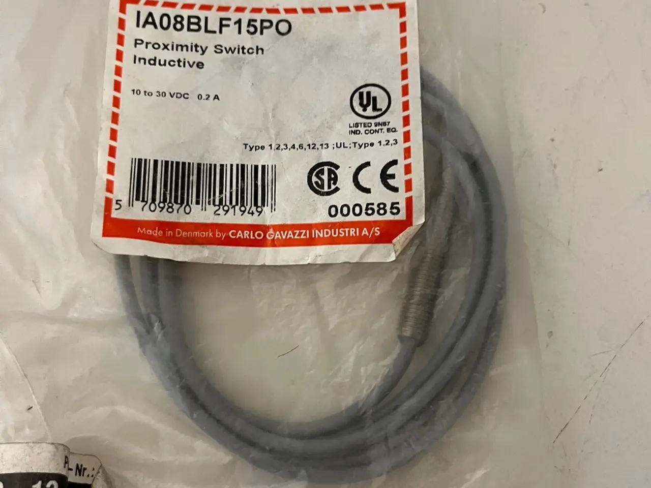 Billede 4 - Carlo Gavazzi IA08BLF15PO Inductive Proximity M8