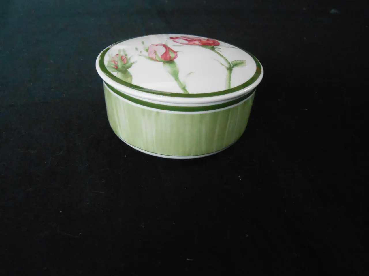 Billede 4 - Bonbonniere smykkeboks i porcelæn 