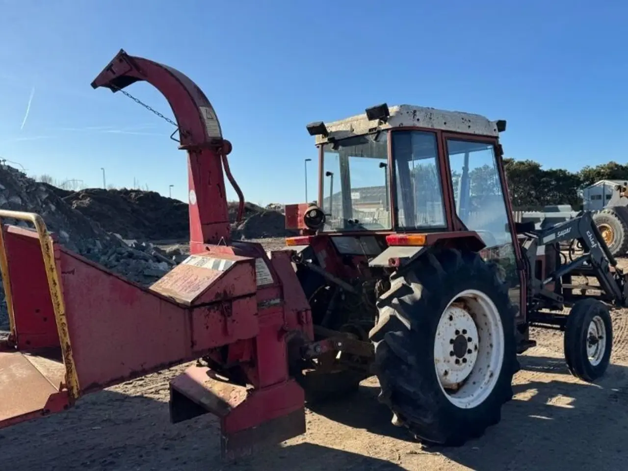 Billede 3 - Fiat / New Holland 45-66S -12/1 Maskinsæt med Frontlæsser & Flishugger