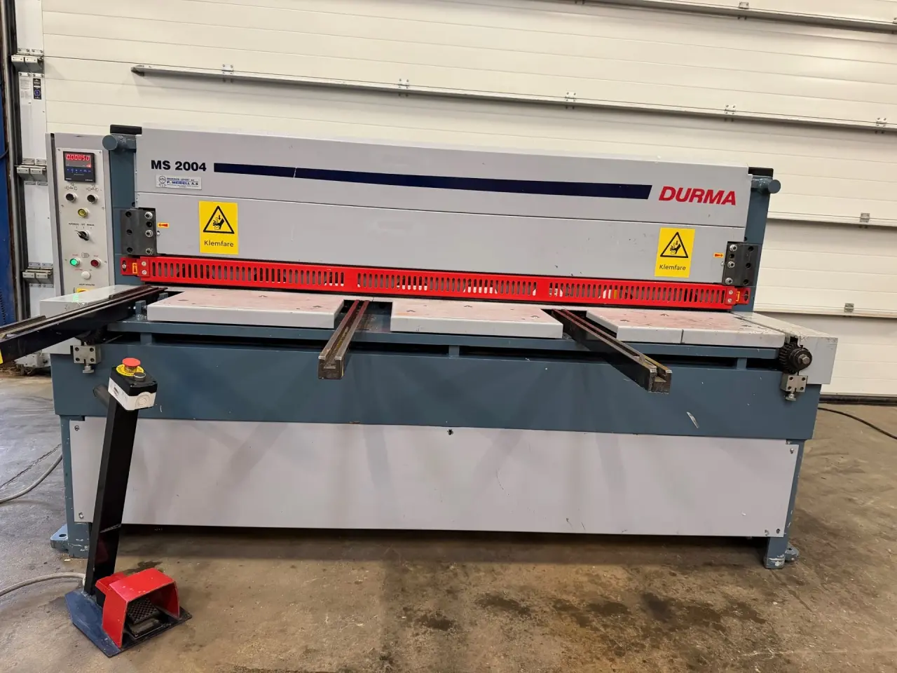 Billede 2 - Mekanisk maskinsaks 2050 x 4 mm. Durma MS 2004.