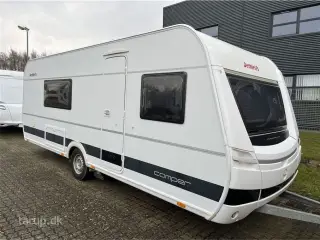 2015 - Dethleffs Camper 520 RET Fortelt: Isabella Commodore Seed, Man. mover, aircon, ATC, stabilisator, køleskab m/ fryser, rundsiddegruppe, endebadeværelse, enkeltsenge