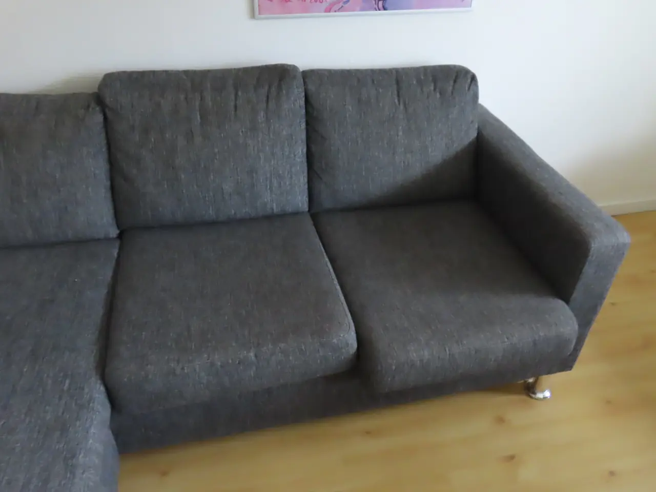 Billede 2 - Sofa med højrevendt chaiselong