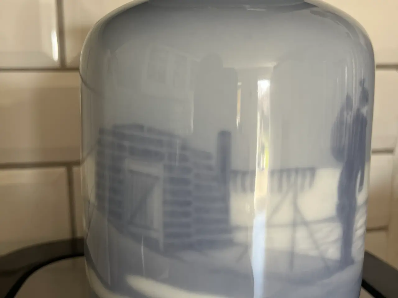 Billede 3 - B&G vase Grønlands motiv (1.sortering)
