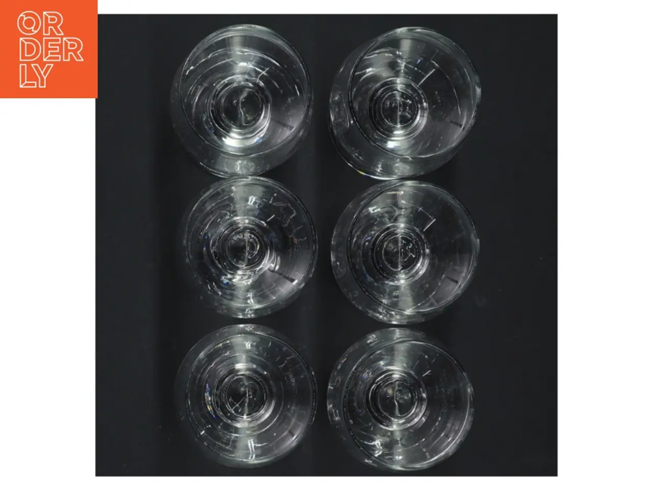 Billede 2 - Sæt med seks klare glas (str. H. 9 cm, ø 4,5 cm)