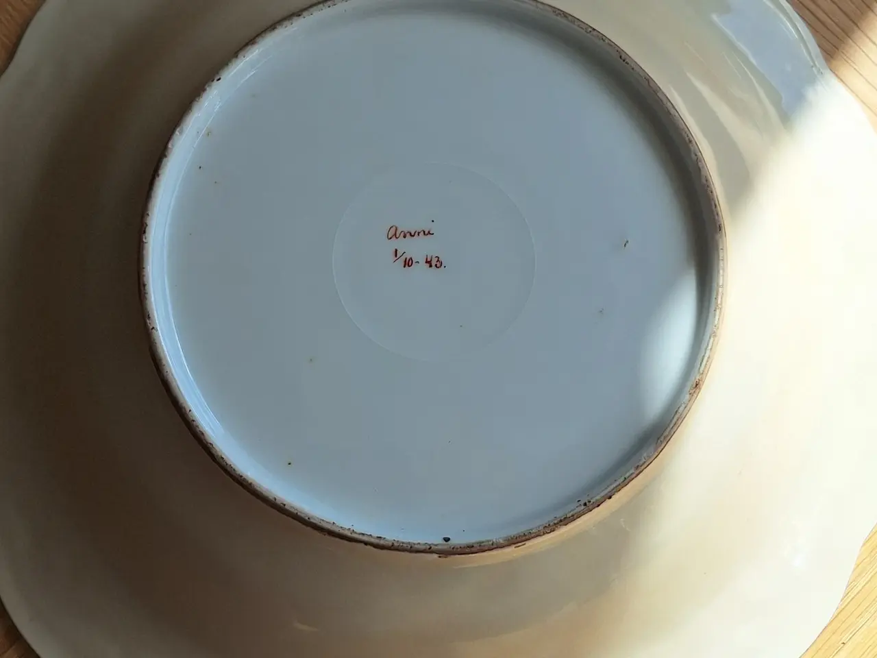 Billede 5 - Håndmalet porcelæns skål