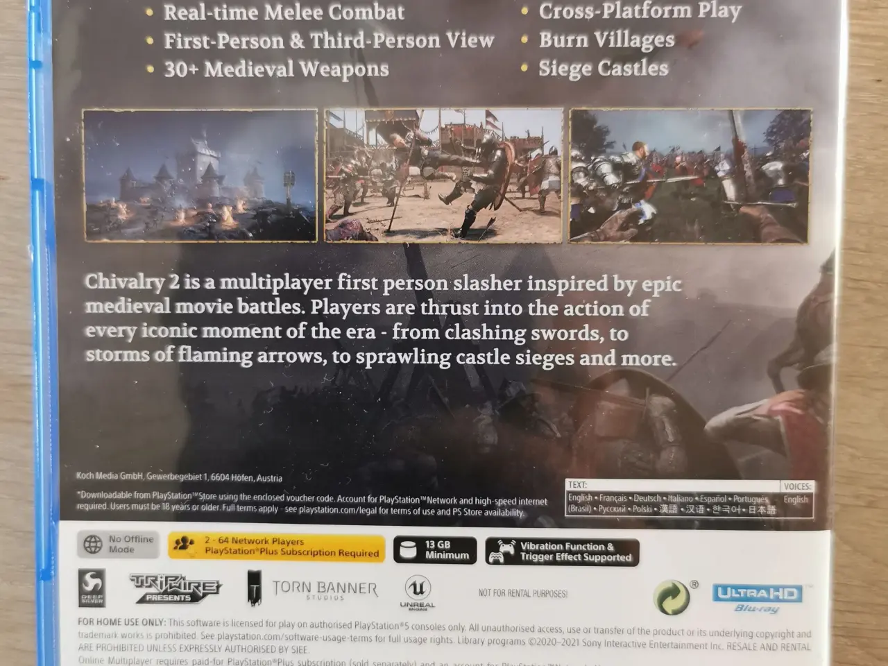 Billede 2 - Chivalry 2 PS5 spil