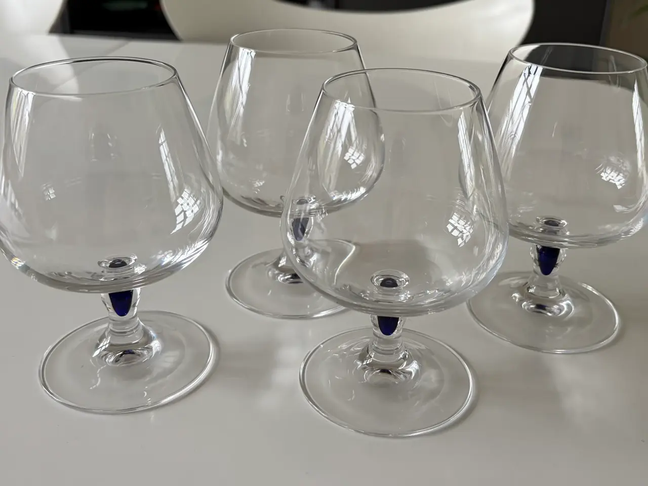 Billede 3 - Blå Saphir cognac + champagneskåle, 6 stk.