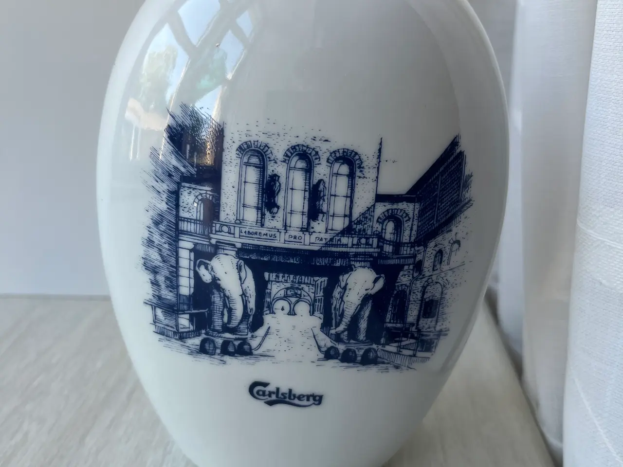Billede 1 - Carlsberg vase hvid