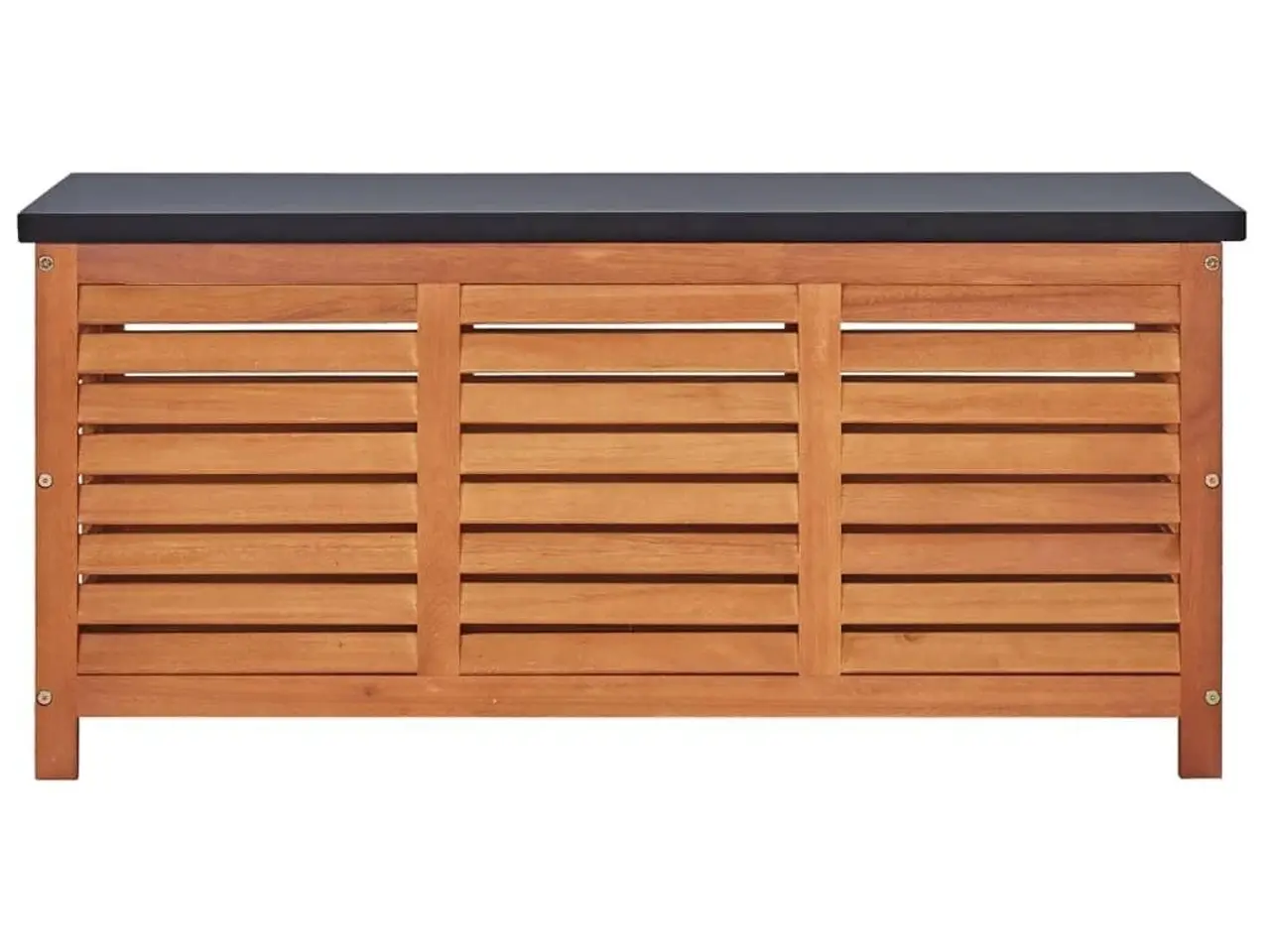 Billede 2 - Opbevaringskasse til haven 117x50x55 cm massivt eukalyptustræ