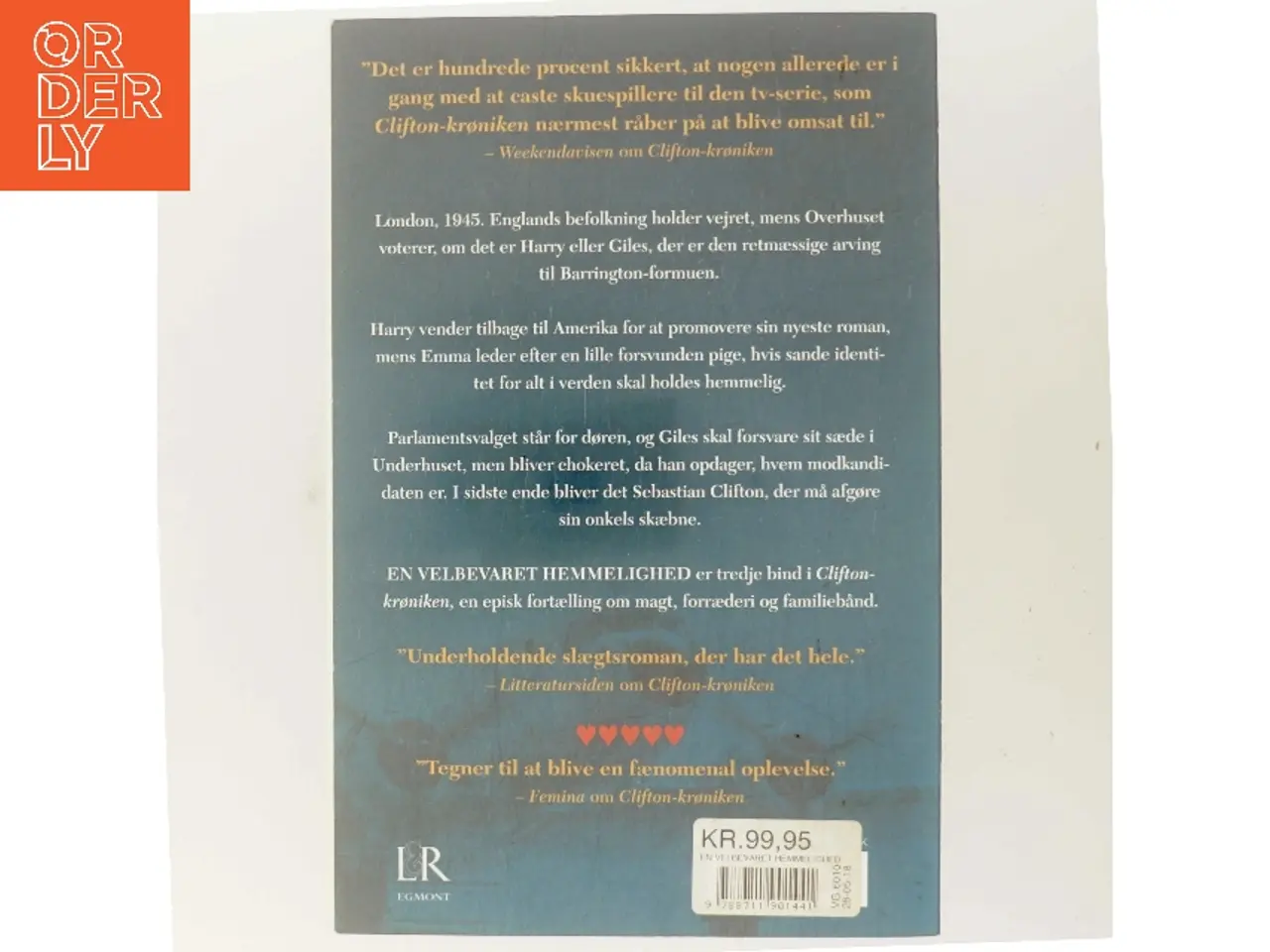Billede 3 - En velbevaret hemmelighed af Jeffrey Archer (Bog)