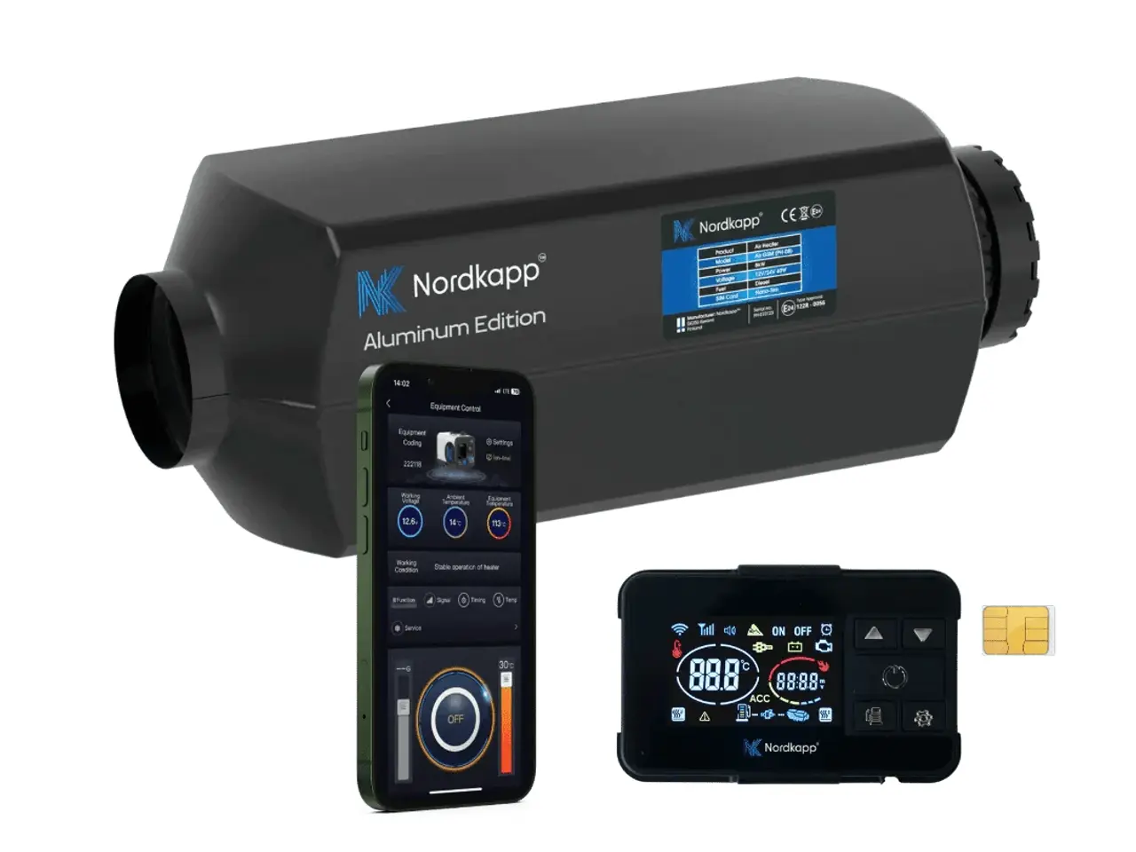 Billede 1 - Nordkapp 5 kW 12/24V GSM – 7 l tank