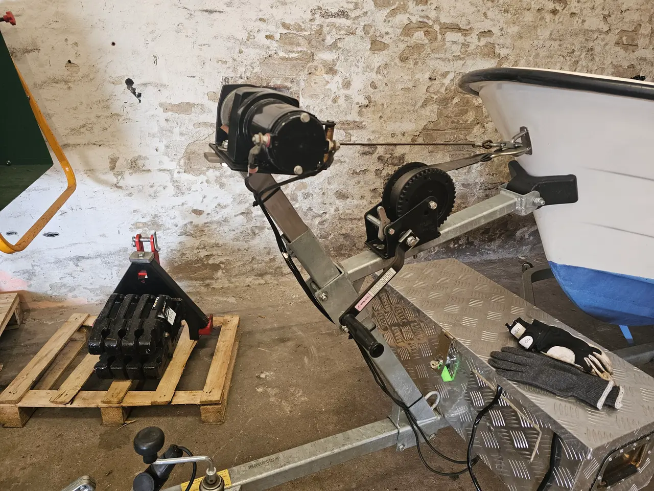 Billede 4 - 14 fods fiber jolle med båd trailer