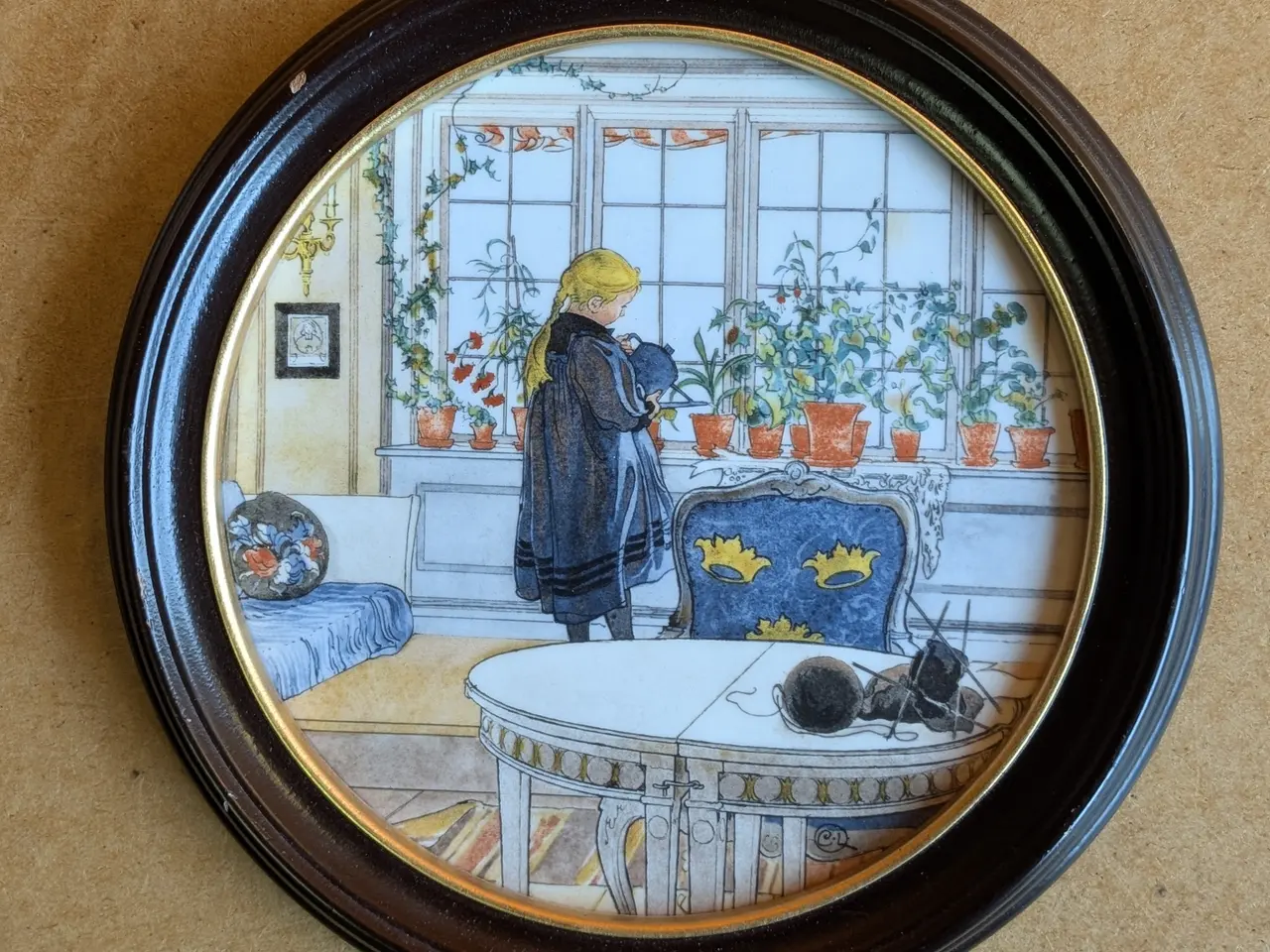 Billede 4 - 6 Carl Larsson platter fra B&G.