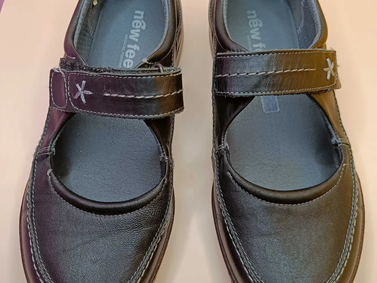 Billede 2 - New Feet sort læder sko 41str