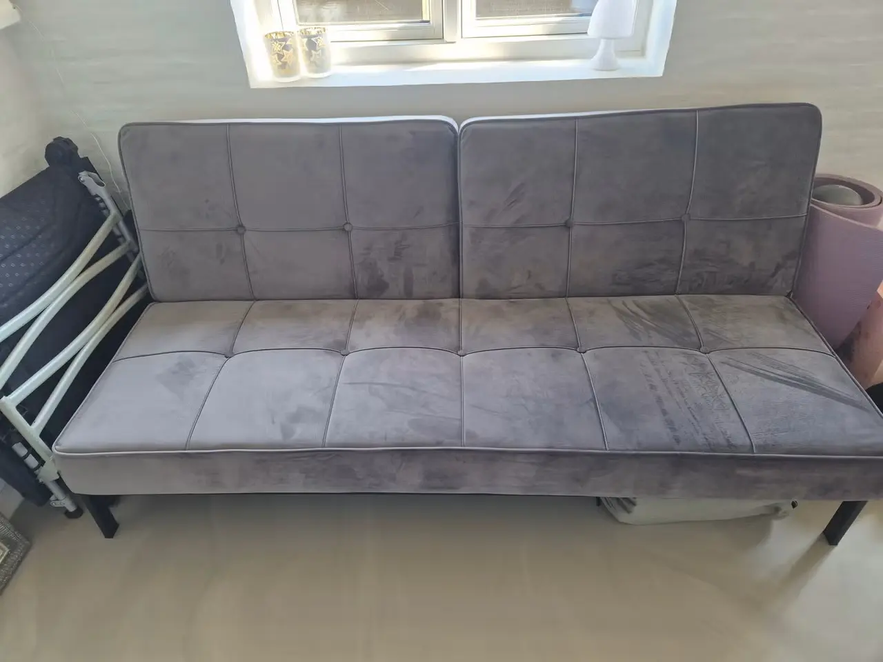 Billede 1 - Sovesofa grå