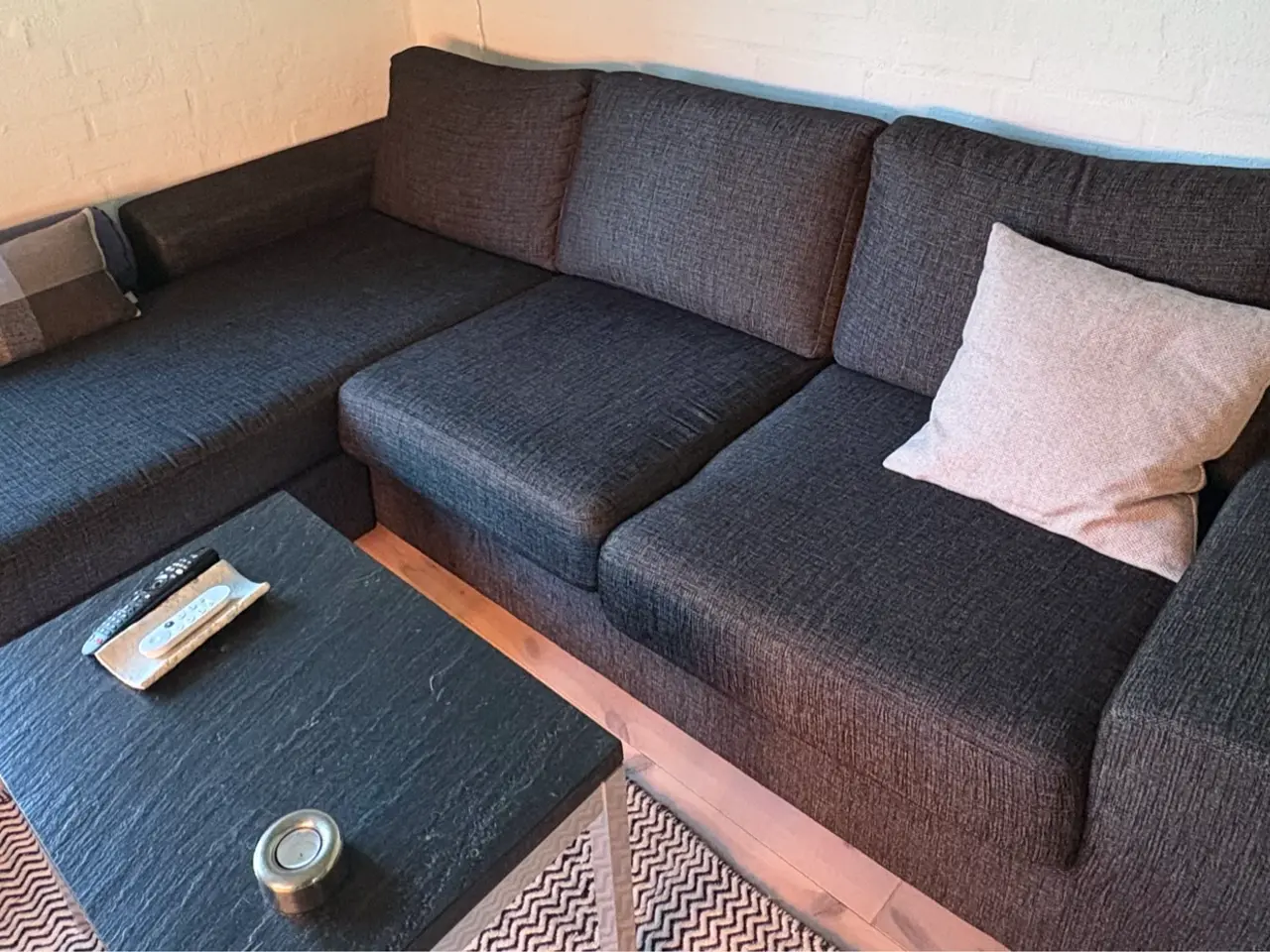 Billede 1 - Sofa med chaiselong 