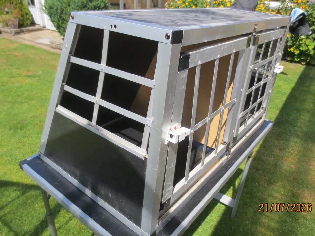 Billede 4 - 1 stk Aluminiums Hundebur