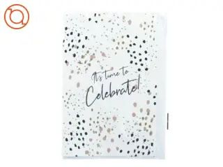 "Its time to celebrate"-kort fra Skansen (str. 17 x 3 cm)
