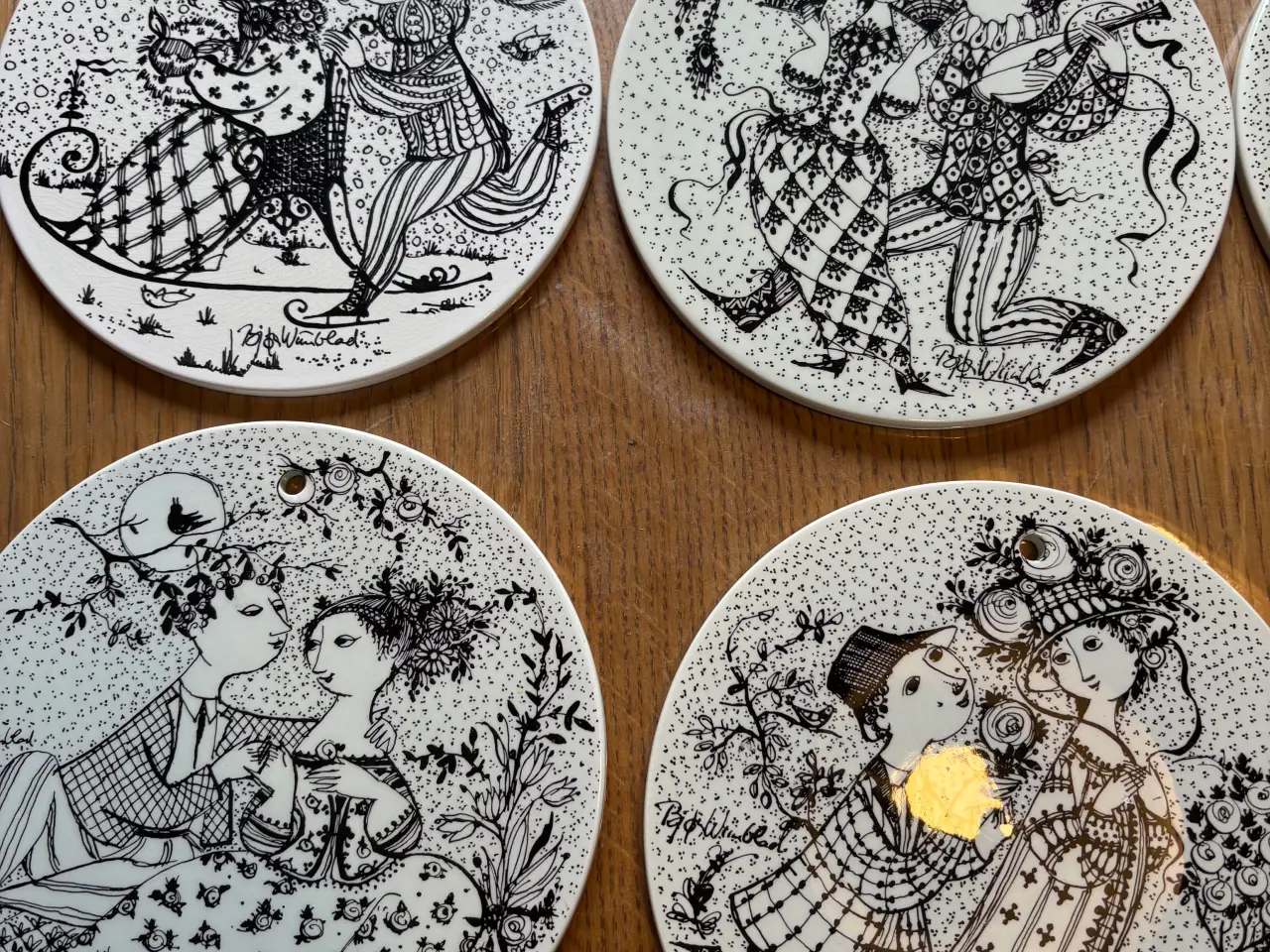Billede 1 - Wiinblad platter