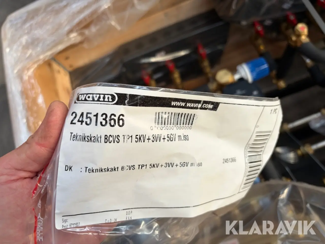 Billede 10 - Gulvvarmeunit Wavin BCVS TPI 5KV + 3VV + 5GV Grundfos cirkulationspumpe 2 styk