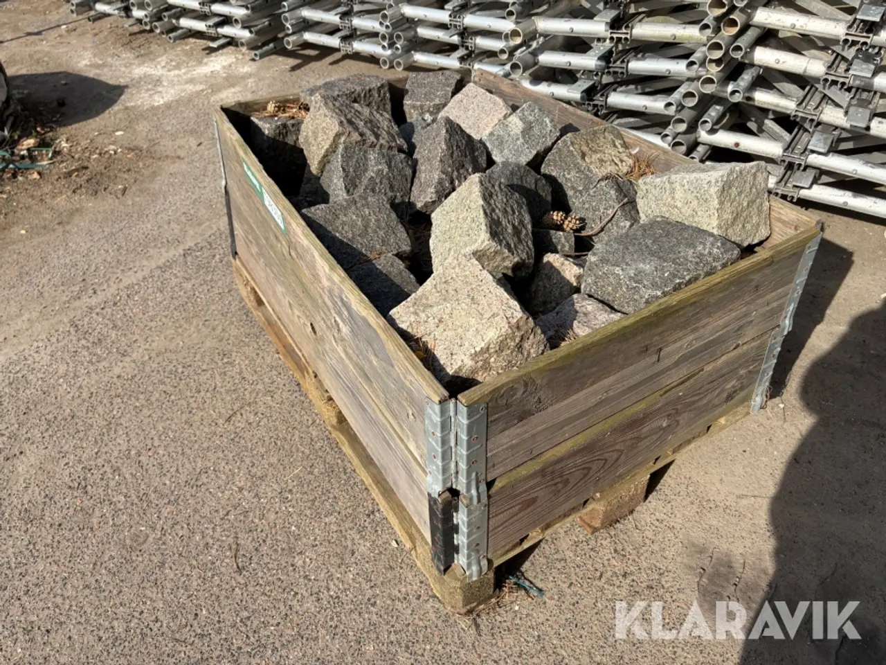 Billede 2 - Chaussésten i granit 1 palle