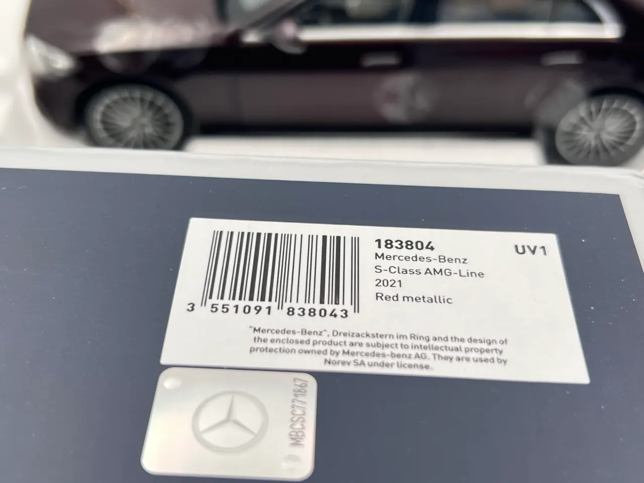 Billede 10 - 2021 Mercedes S-Klasse AMG Line / S 500 1:18
