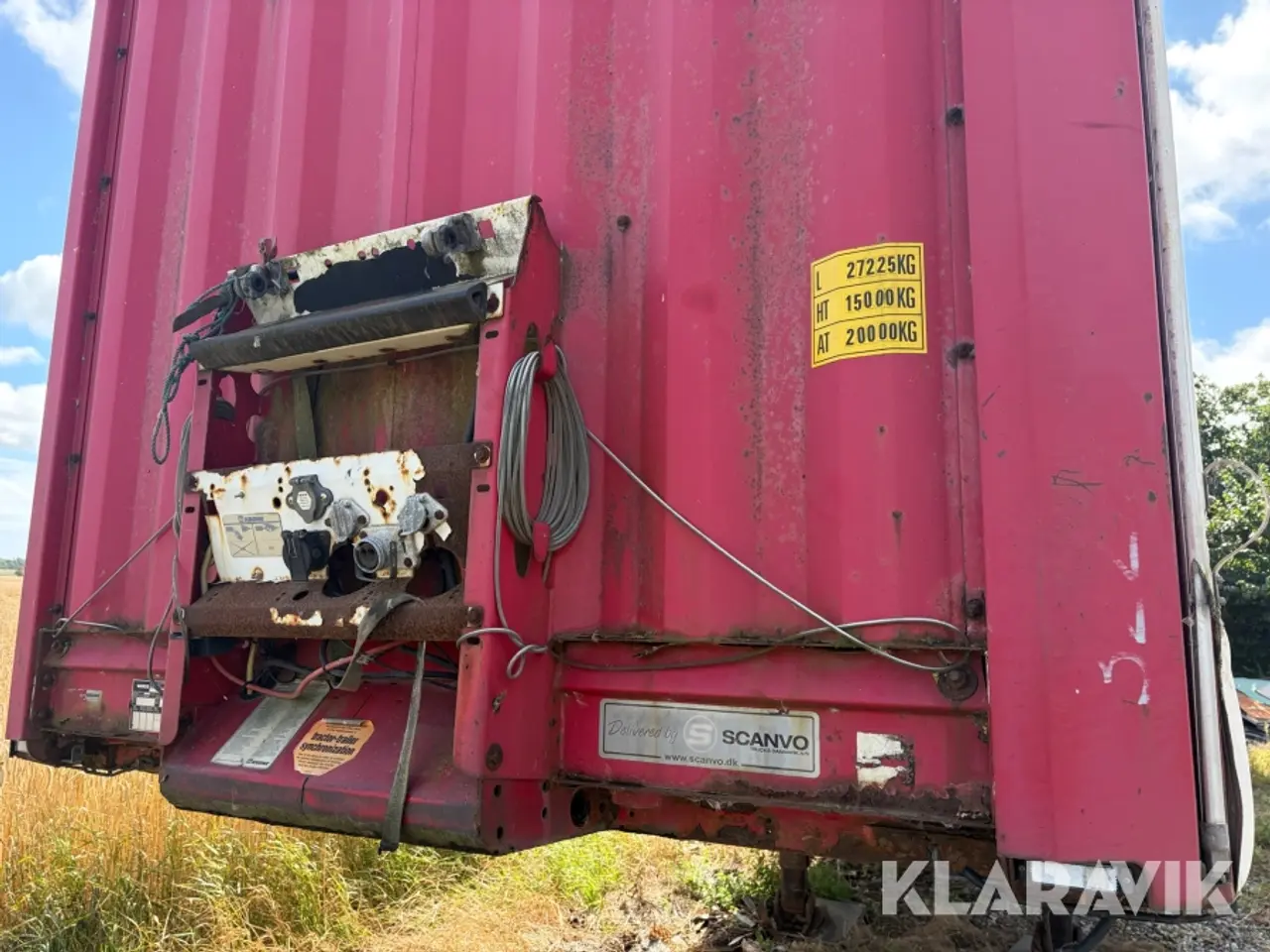 Billede 10 - Sættevogn Krone 35.000kg