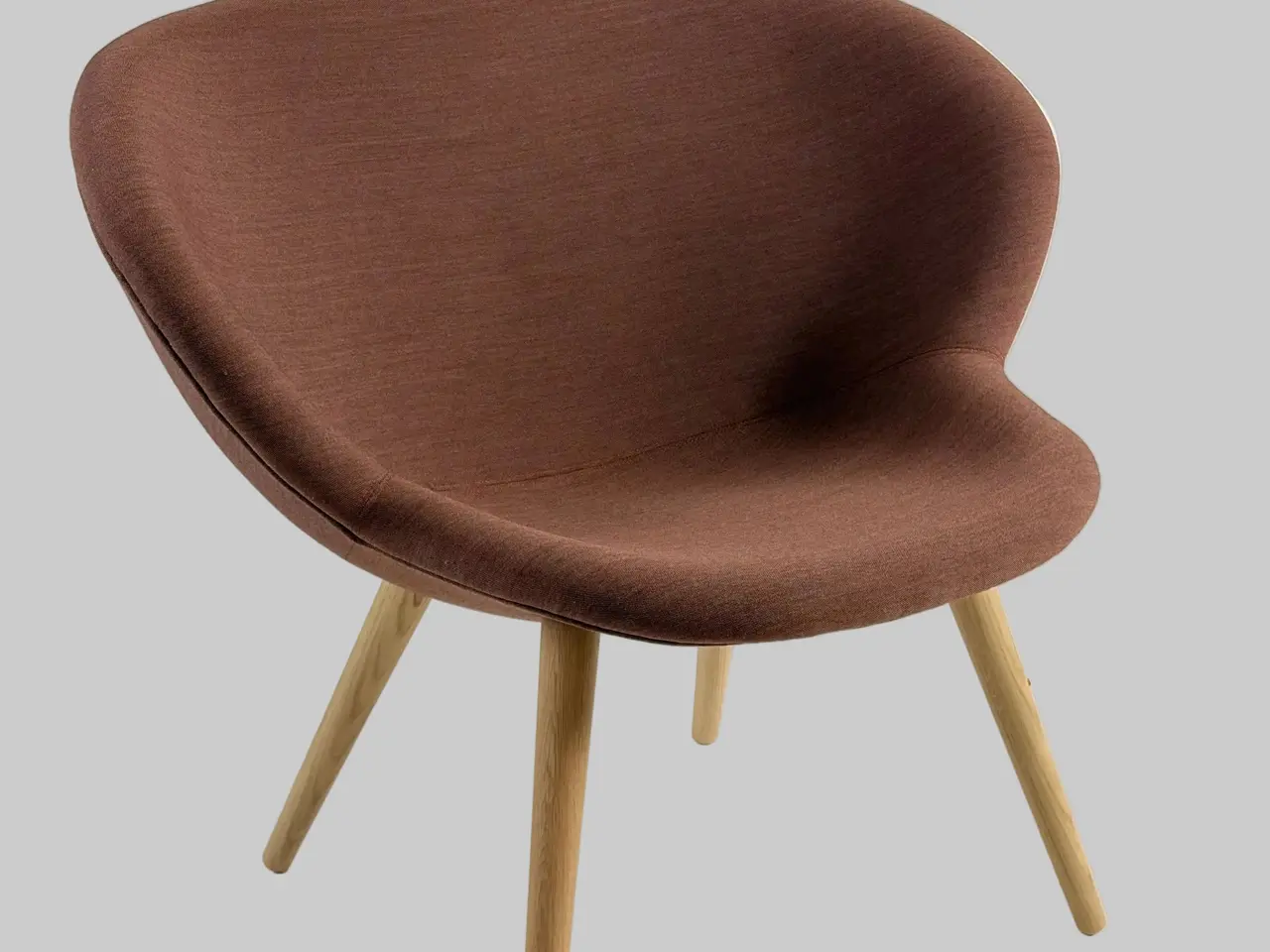 Billede 1 - +HALLE Capri Loungestol – Brun/Eg Stel