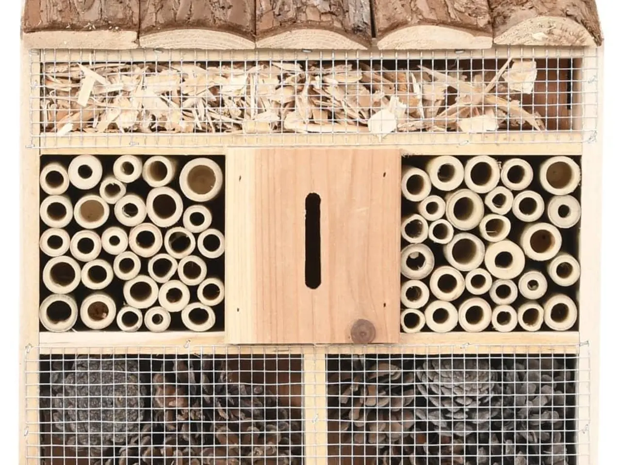 Billede 2 - Insekthotel 30x10x30 cm fyrretræ