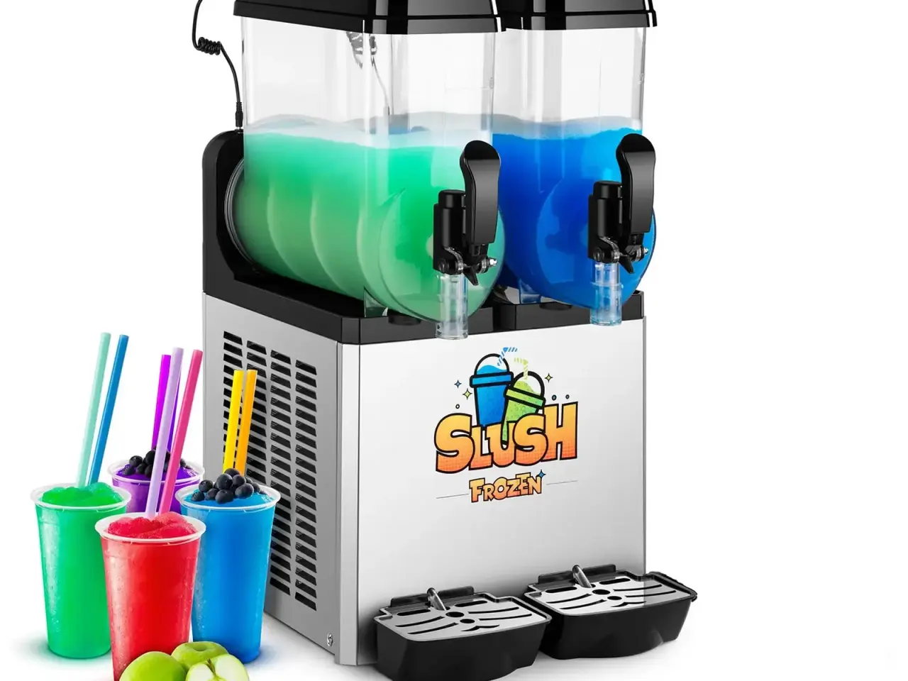 Billede 2 - Slush ice maskine – 2 x 12 l – LED