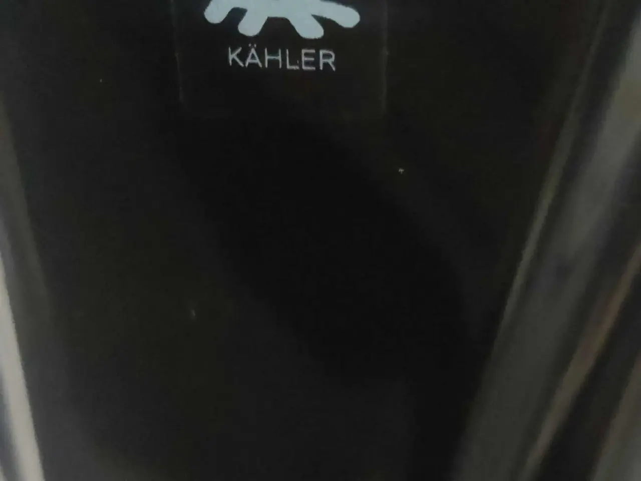 Billede 2 - Kähler vase sort 33 cm 