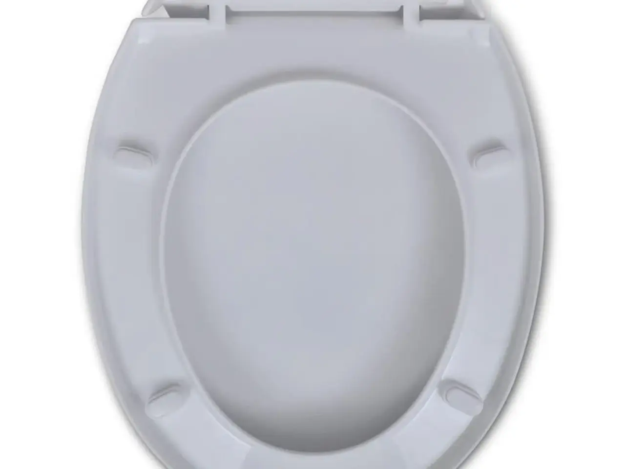 Billede 5 - Soft close-toiletsæde - oval, hvid polypropylen
